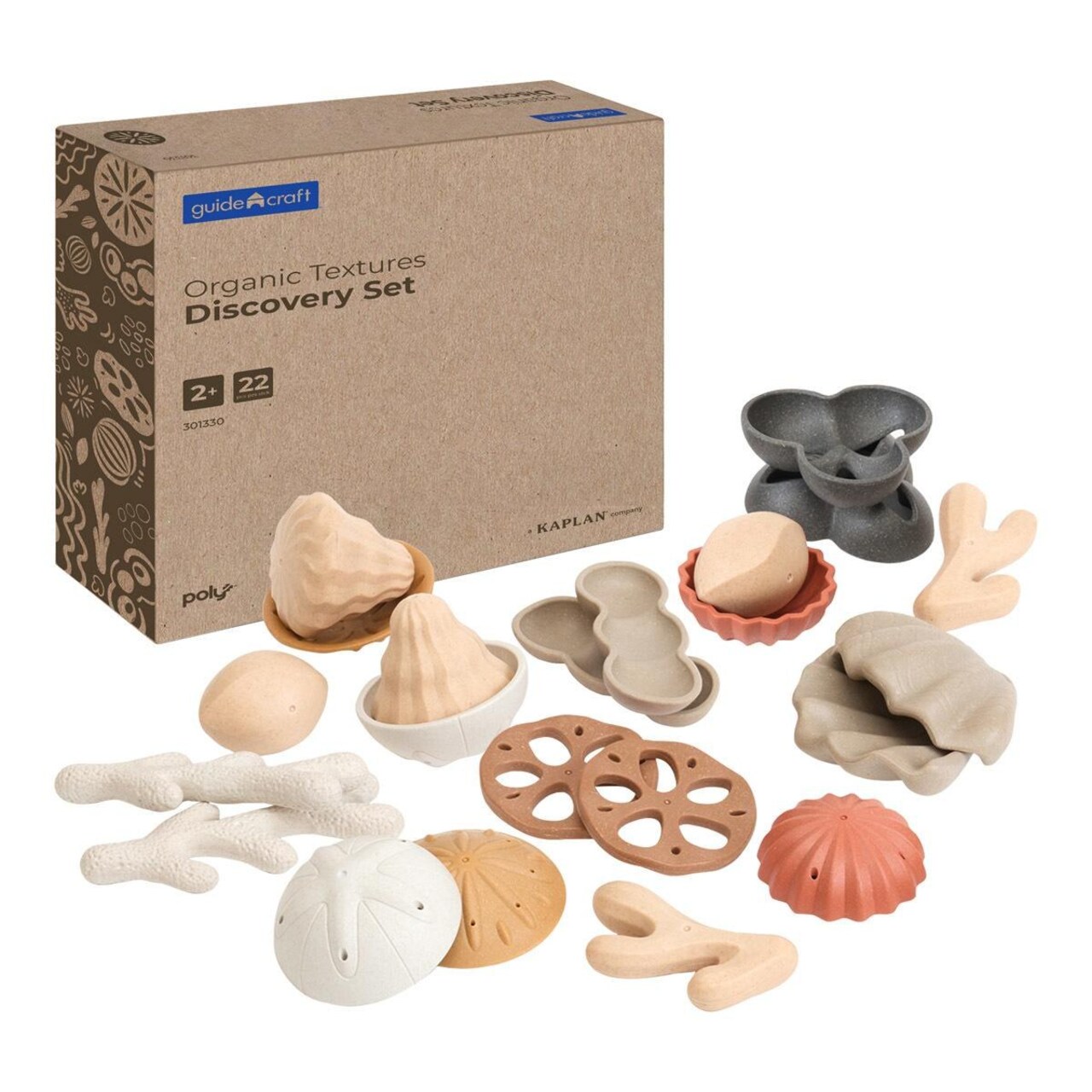 Kaplan Early Learning Company Organic Textures Discovery Set - 22 Pieces